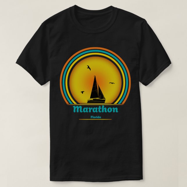 Camiseta Marathon Florida Sailing TShirt (Diseño del anverso)