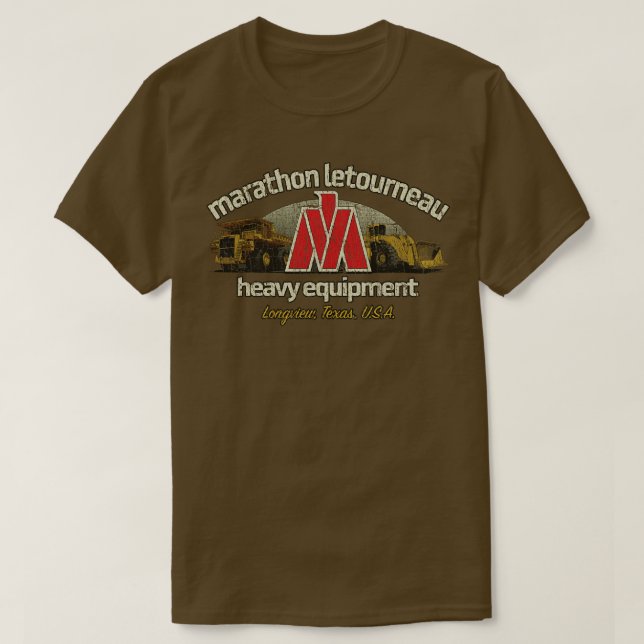 Camiseta Marathon LeTourneau Longview 1970 (Diseño del anverso)