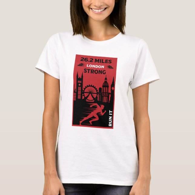 Camiseta Marathon Runner Londres 26.2 (Anverso)