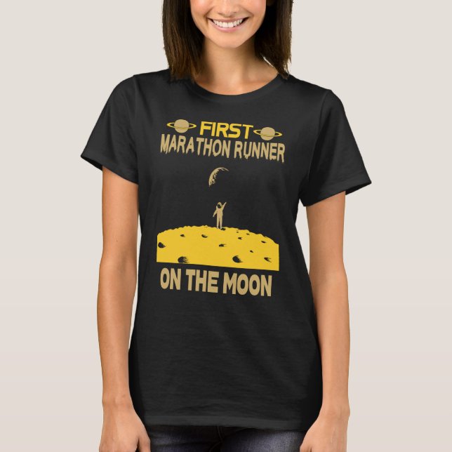 Camiseta Marathon Runner On The Moon (Anverso)