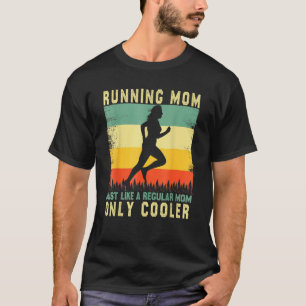 Camiseta Marathon Runner Rad Mom Coach Mejor Mamá Corriendo