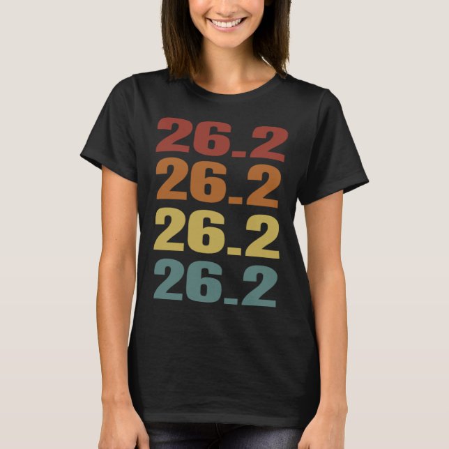Camiseta Marathon Runner Retro Corriendo 26 3 (Anverso)