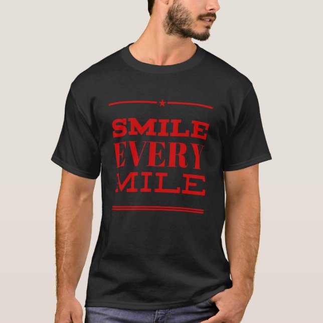 Camiseta Marathon Runner Sonríe cada milla (Anverso)