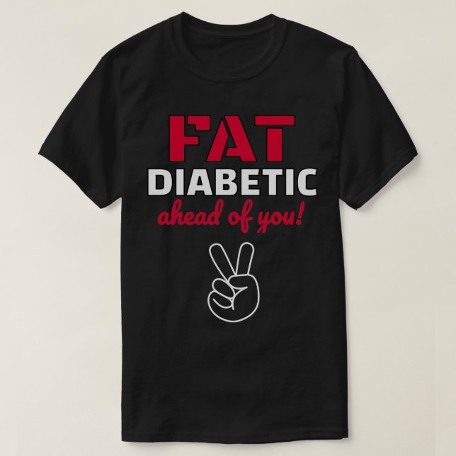Camiseta Marathon Running quotDiabetes diabéticos antes de  (Diseño del anverso)