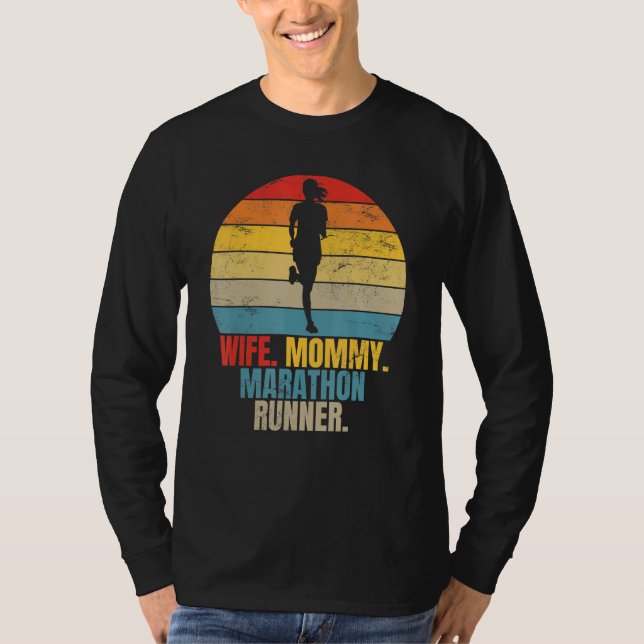 Camiseta Marathon Running Wife Mommy Marathon Runner (Anverso)