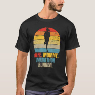 Camiseta Marathon Running Wife Mommy Marathon Runner
