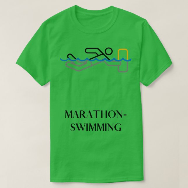 Camiseta Marathon Swimming (Diseño del anverso)