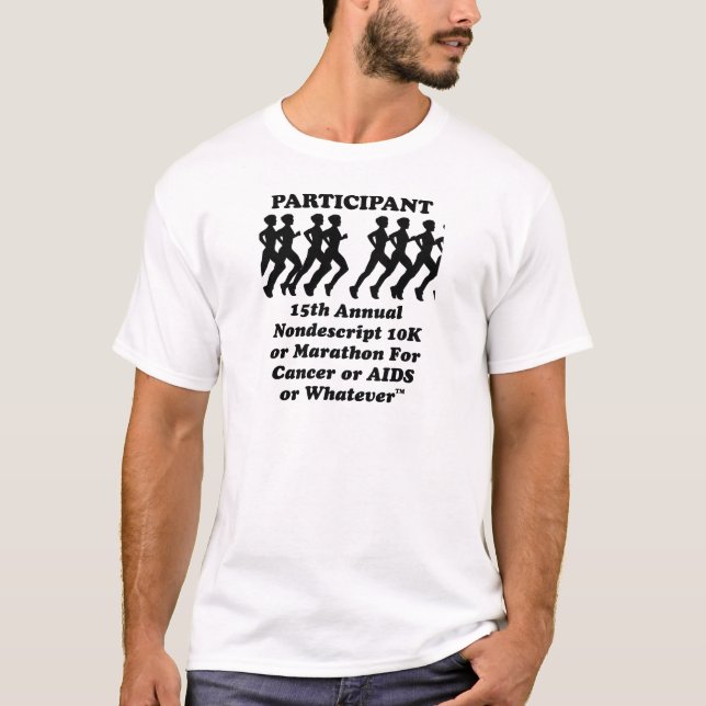 Camiseta Maratón 10K no descriptiva participante (Anverso)