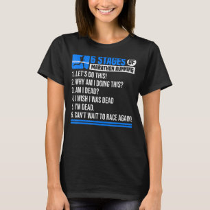 Camiseta Maratón Corriendo Zapatos Medio Camino de Reloj de