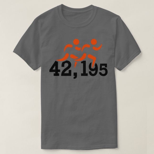 Camiseta Maratón de 42195 km (Diseño del anverso)