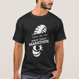Camiseta Maratón de caridad promocional mercadería T