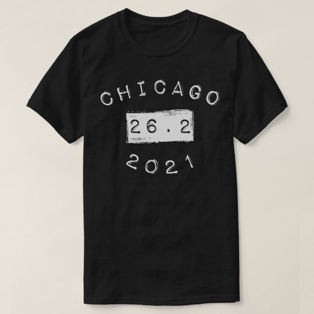 Camiseta Maratón de Chicago 2021 26 (Diseño del anverso)