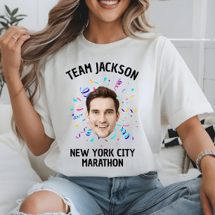 Camiseta Maratón de equipo familiar personalizado de corred