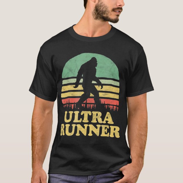 Camiseta Maratón de ferrocarril de montaña Bigfoot Ultra Ru (Anverso)