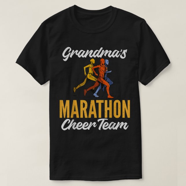 Camiseta Maratón de Grandmas Cheon equipo Marathon Marathon (Diseño del anverso)
