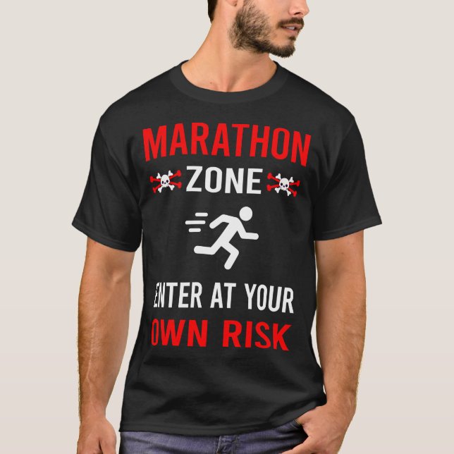 Camiseta Maratón de la zona de riesgo (Anverso)