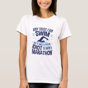 Camiseta Maratón de Natación en Agua Abierta Frase Divertid