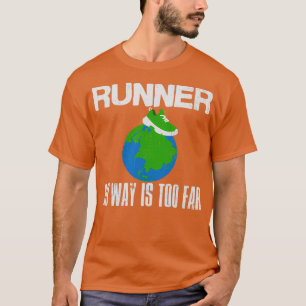 Camiseta Maratón de zapatos de carreras de la Tierra con re