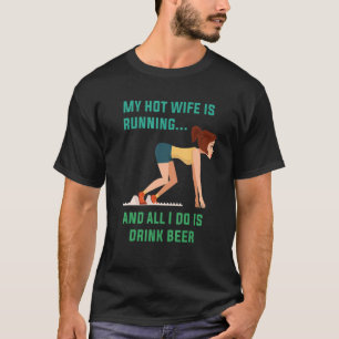 Camiseta Maratón divertida para hombres de carreras y viaje