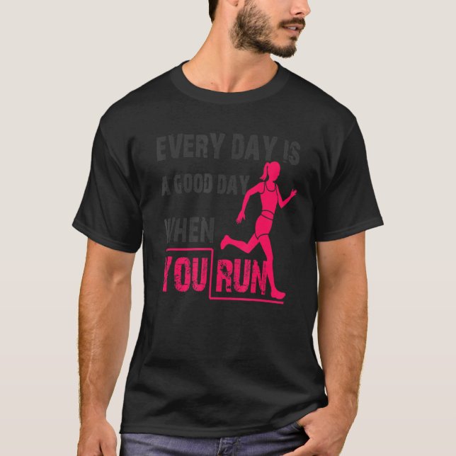 Camiseta Maratón femenino entrenamiento Fitness Gym Exer (Anverso)