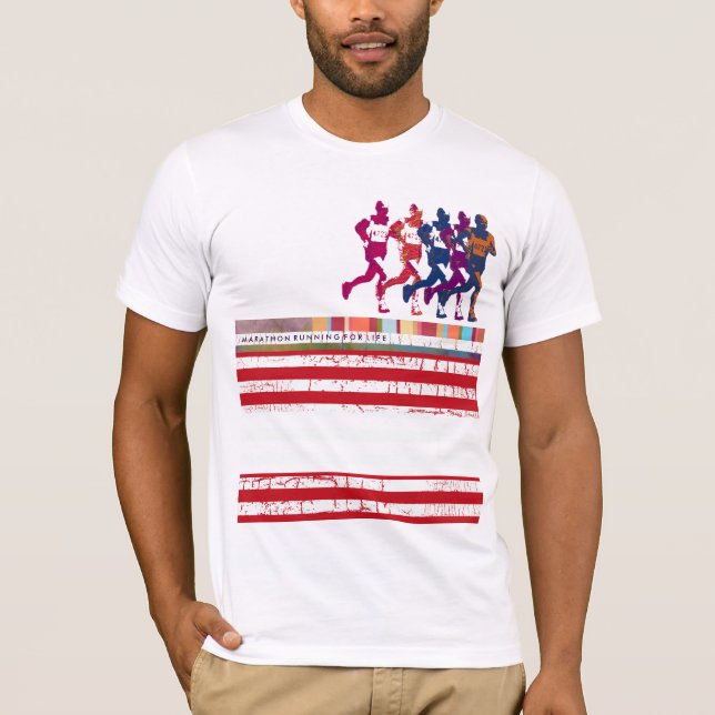 Camiseta maratón maratonista de carreras (Anverso)