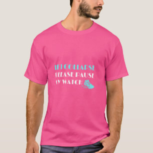 Camiseta Maratón - Si me derrumbo, por favor, detenga mi re