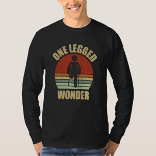 Camiseta Maravilla de una sola pierna amputada amputación