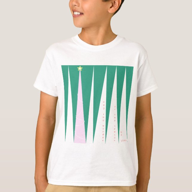 Camiseta Maravilla del árbol de Navidad de temporada (Anverso)