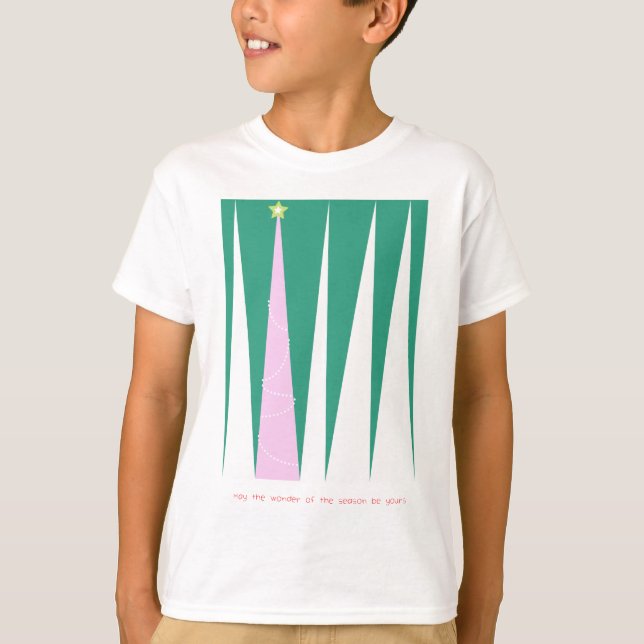 Camiseta Maravilla del árbol de Navidad de temporada (Anverso)