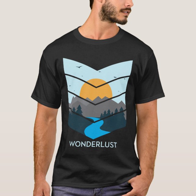 Camiseta maravilla en la montaña (Anverso)