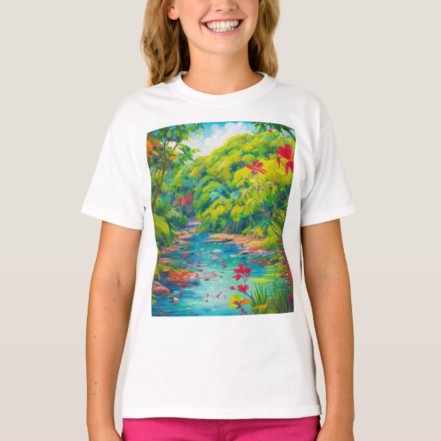 Camiseta Maravilla salvaje - Paraíso de la jungla (Anverso)