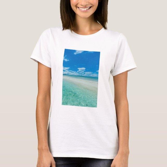 Camiseta Maravilla tropical azul, Palau (Anverso)