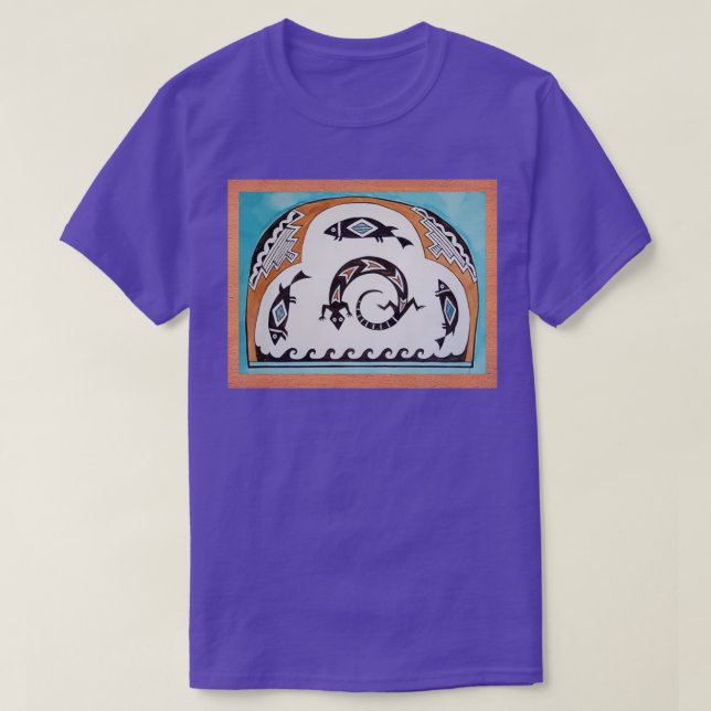 Camiseta Maravillosa acuarela de Mimbres inspirada en Mimbr (Diseño del anverso)