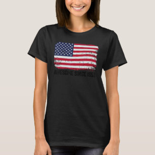 Camiseta Maravillosa Bandera Estadounidense de cumpleaños 6