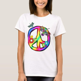 CAMISETA MARAVILLOSA DE LA LIBÉLULA DEL SIGNO DE