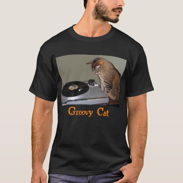 Camiseta maravillosa del gato (Anverso)