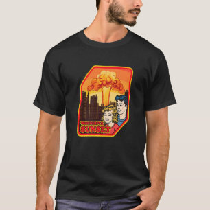 Camiseta Maravillosa explosión de atardecer Alien Abducción