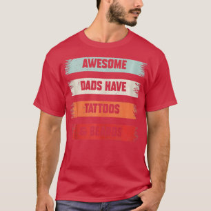 Camiseta Maravillosas modas tienen barbas en el divertido D