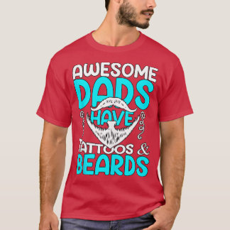 Camiseta Maravillosas modas tienen barbas en el divertido D