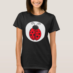 Camiseta Maravilloso ladybird afortunado ladrón de encanto