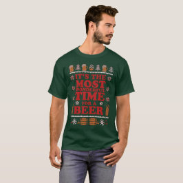 Camiseta Maravilloso momento para los Navidades de la cerve