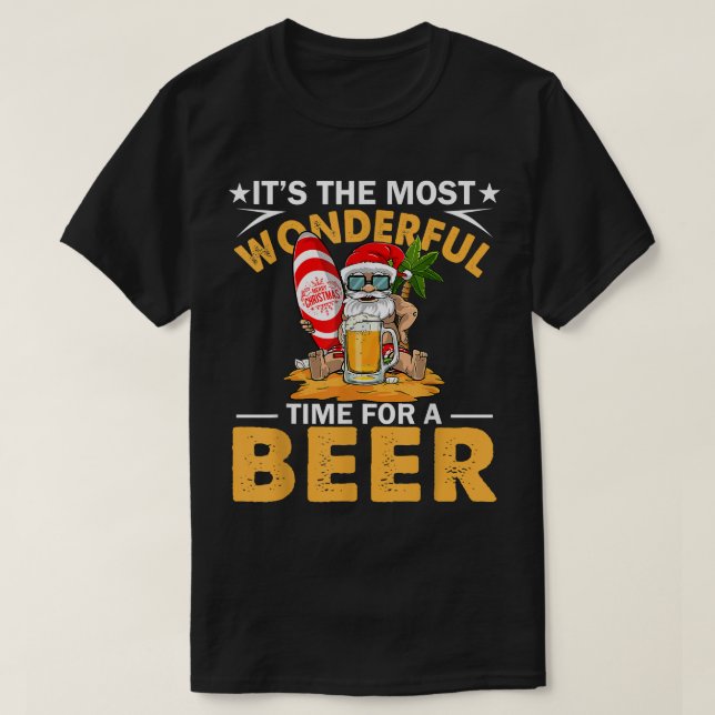 Camiseta Maravilloso momento para que los Navidades de Beer (Diseño del anverso)