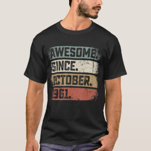 Camiseta Maravilloso niño de 61 años desde octubre de 1961