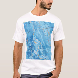 Camiseta Marble Elegance: Superficie texturada natural.