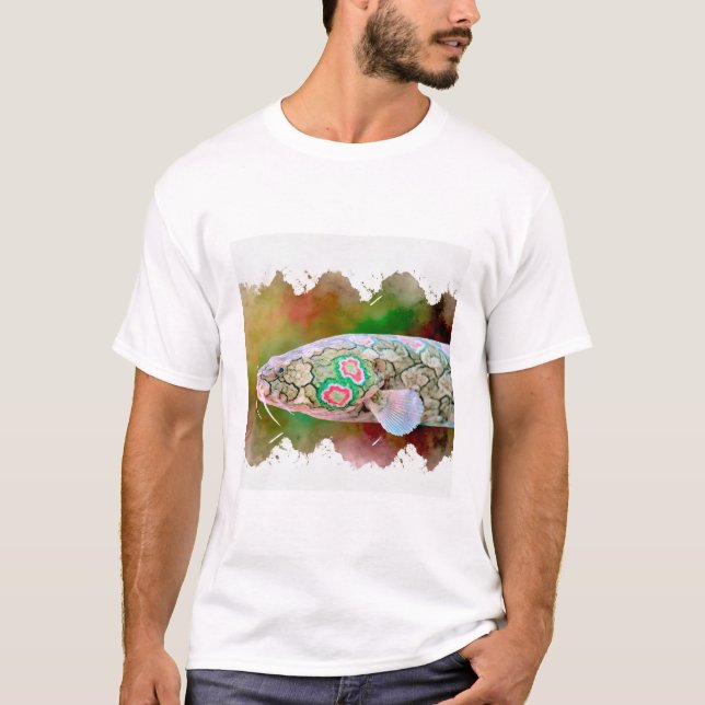 Camiseta Marbled Lungfish 010824AREF126 - Watercolor (Anverso)