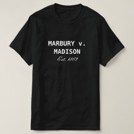 Camiseta Marbury c. Madison Est. 1803 Revisión judicial