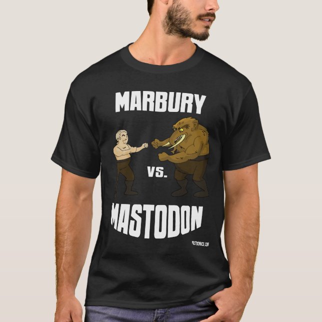 Camiseta Marbury contra mastodonte (Anverso)