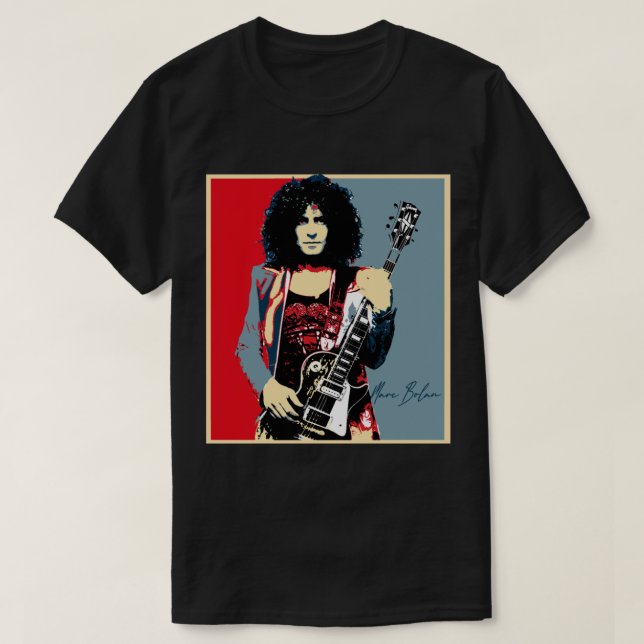 Camiseta marc bolan Classic T-Shirt.png (Diseño del anverso)