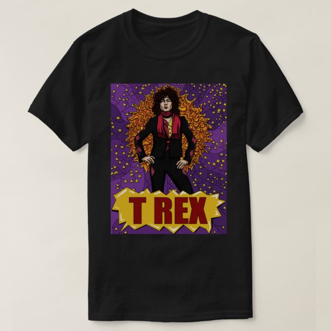 Camiseta Marc Bolan, T Rex fanart Classic T-Shirt (Diseño del anverso)