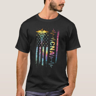 Camiseta Marca América del Asistente de Enfermería Certific